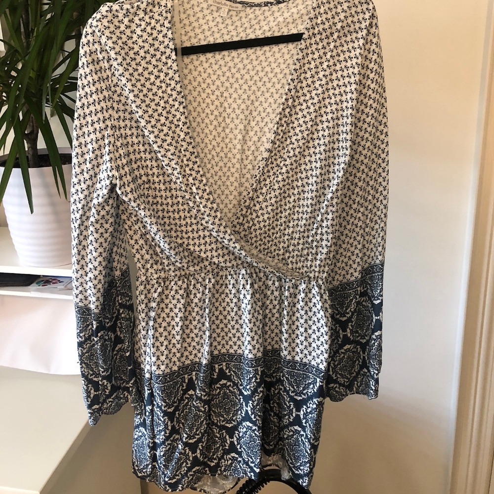 Charlotte Russe Patterned Romper